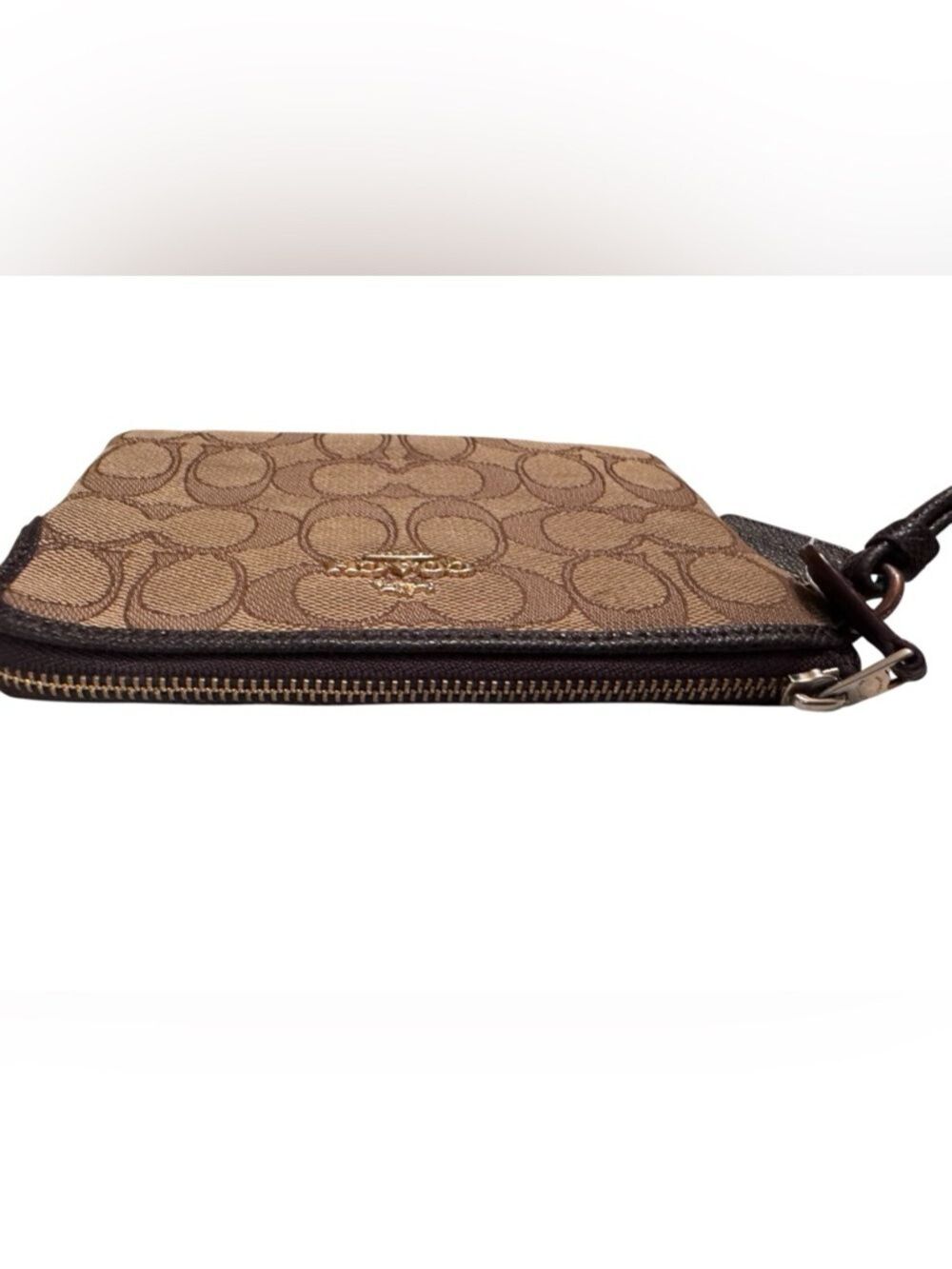 Coach Corner Zip Wristlet - Picture 6 of 13